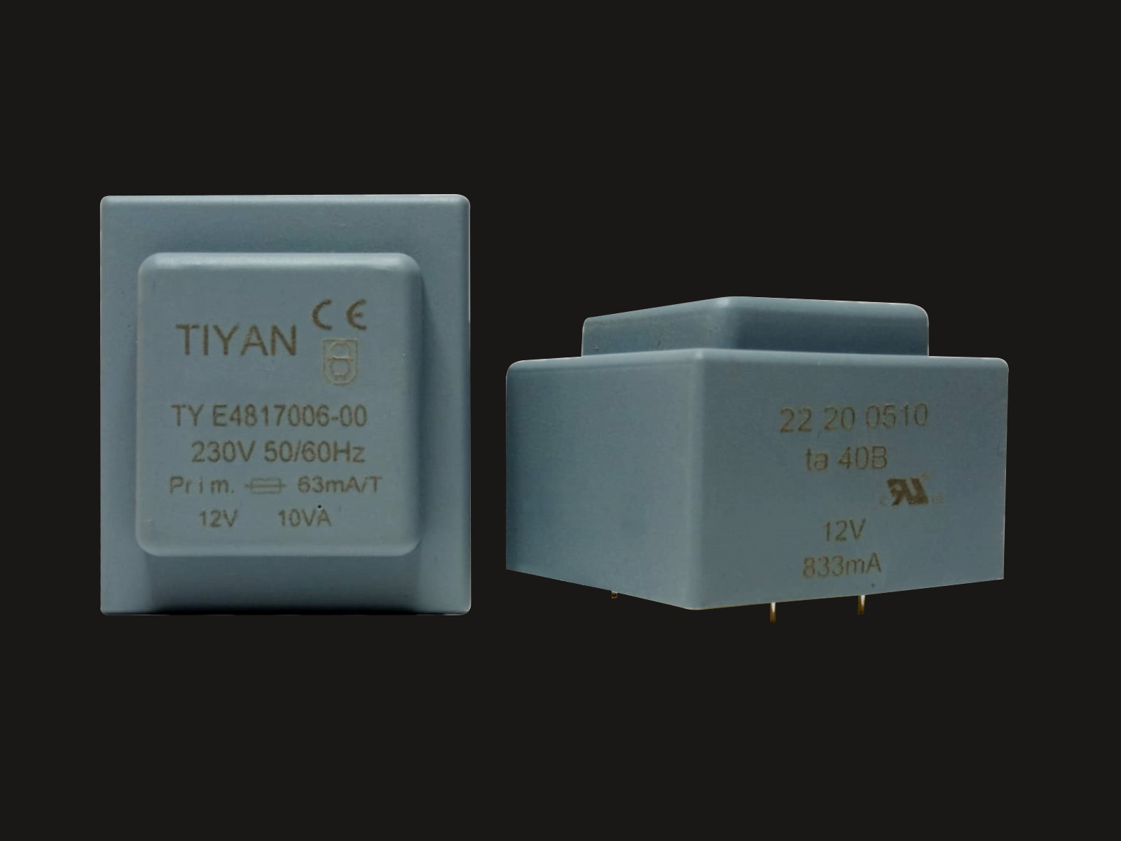 Gekapselte Transformatoren TY E48 Serie